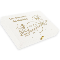 Coffret blanc personnalisé