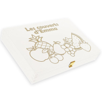 Coffret blanc personnalisé