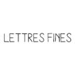 Lettres fines