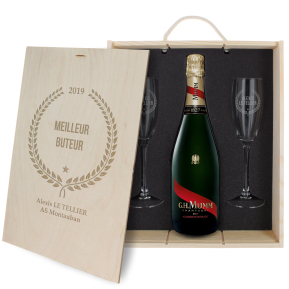 Coffret à Champagne personnalisé Award