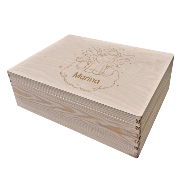 Coffret licorne gravé