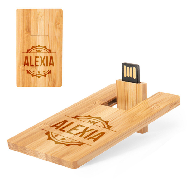 Clé USB 16 Go personnalisée en bois