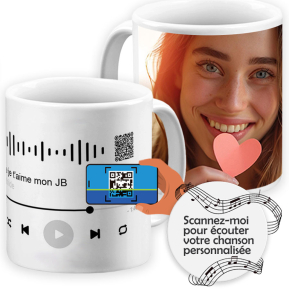 Chanson personnalisée sur mug