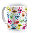 Mug Mains d'enfants personnalisé de leurs prénoms