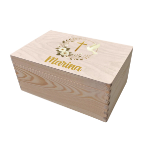 Coffret cadeaux de baptême personnalisé