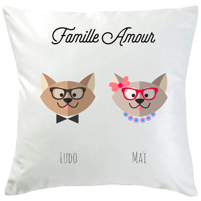 Coussin famille Zanimo