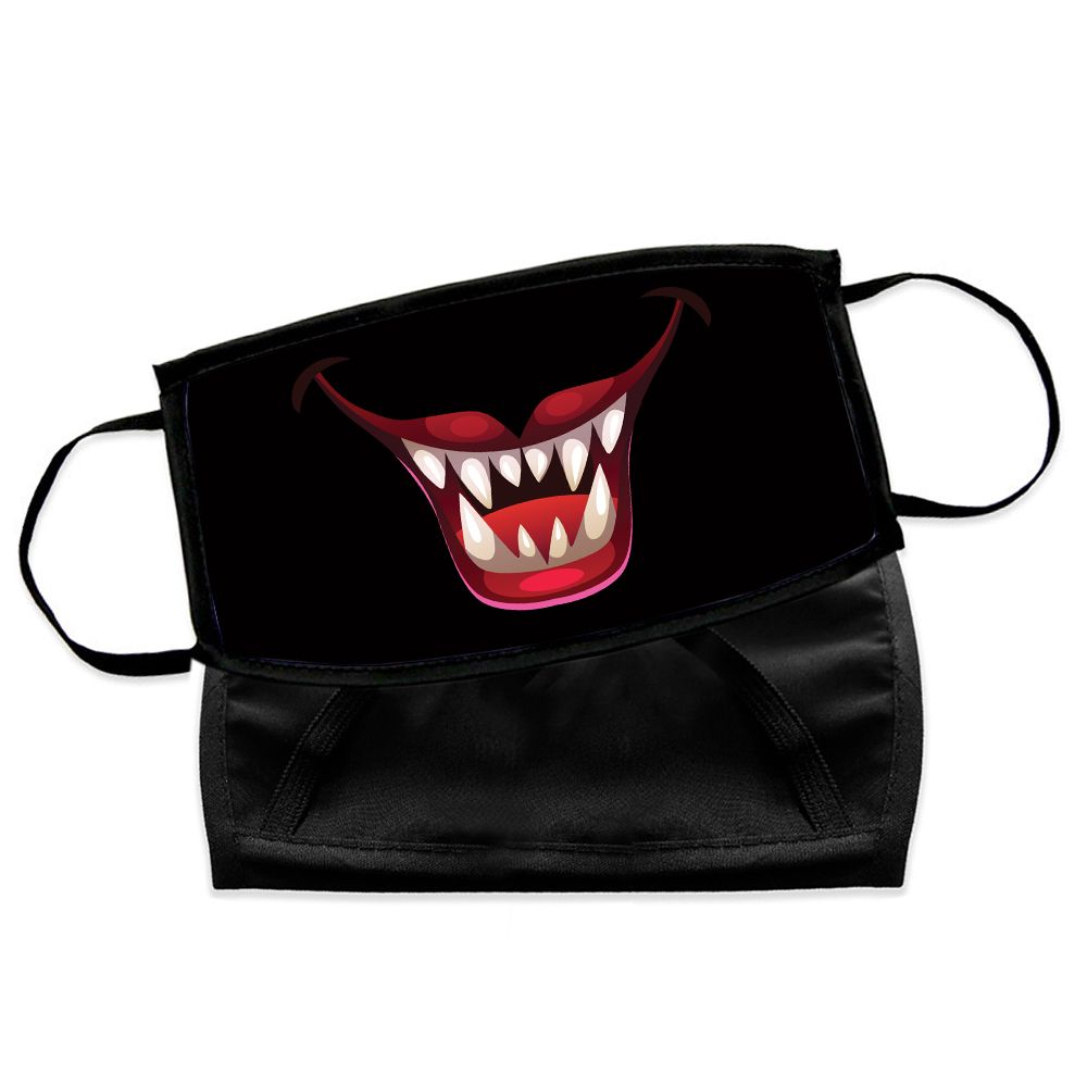 Masque De Protection Reutilisable Halloween Vampire