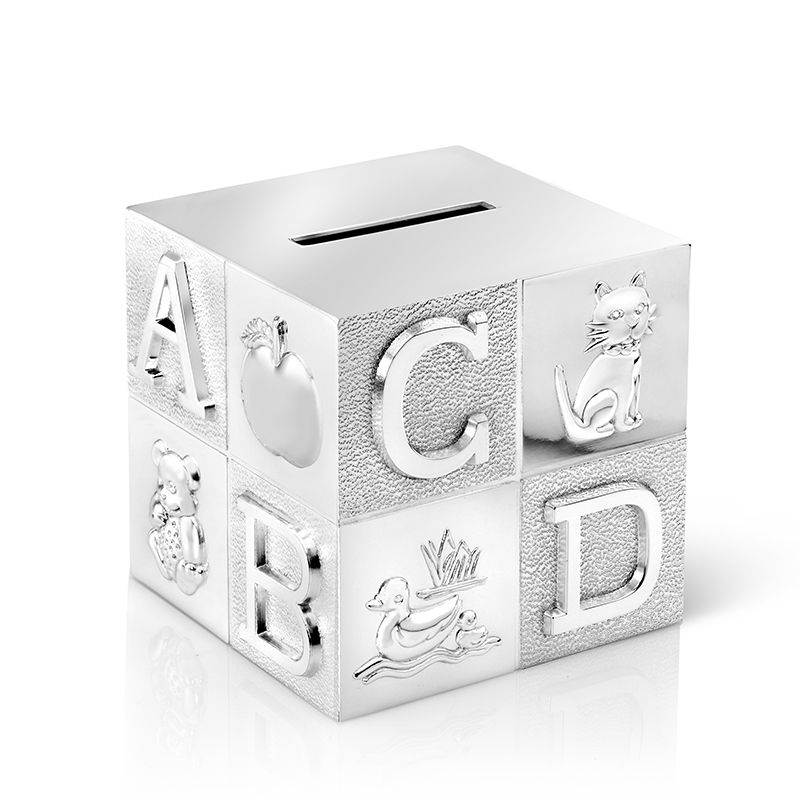 Tirelire cube Alphabet  Tirelires personnalisées